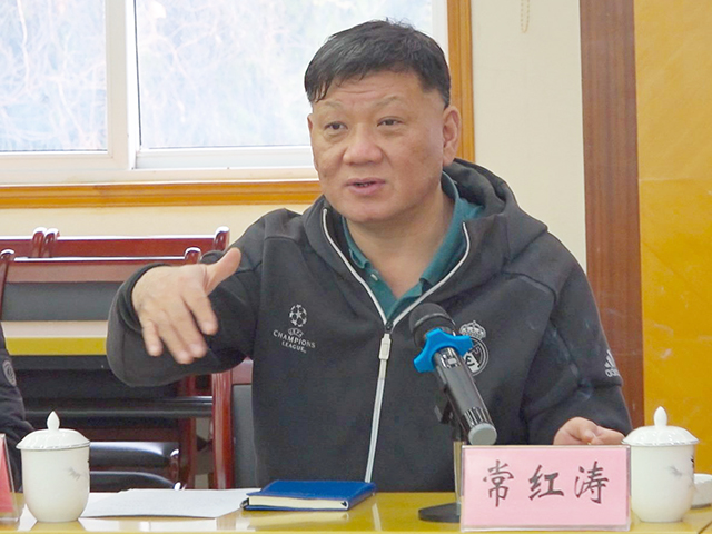 國防科工局五司副司長常紅濤到江蘇紅光調(diào)研指導